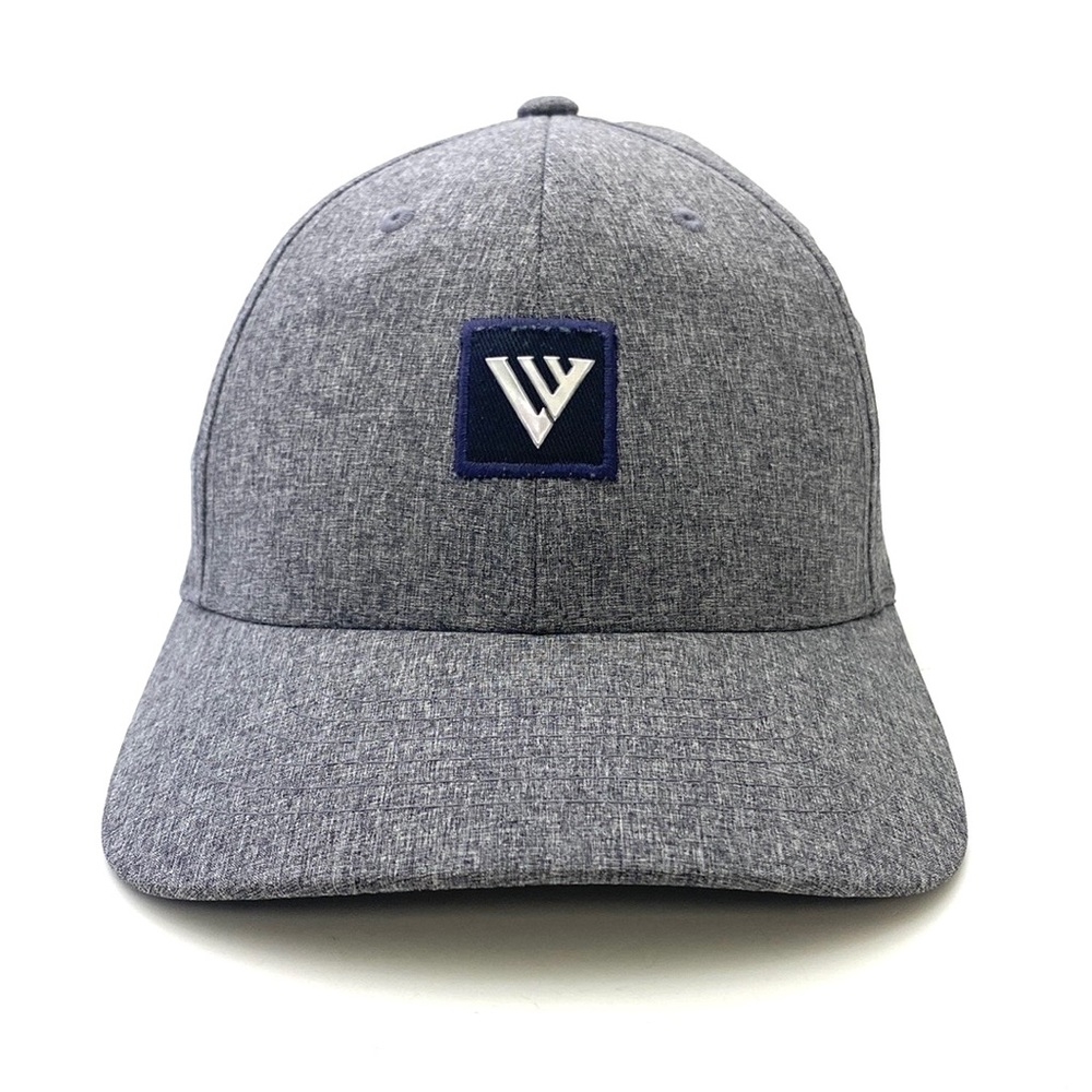 LevelWear Men's Charcoal Grey Logo'd Reflection Golf Hat
